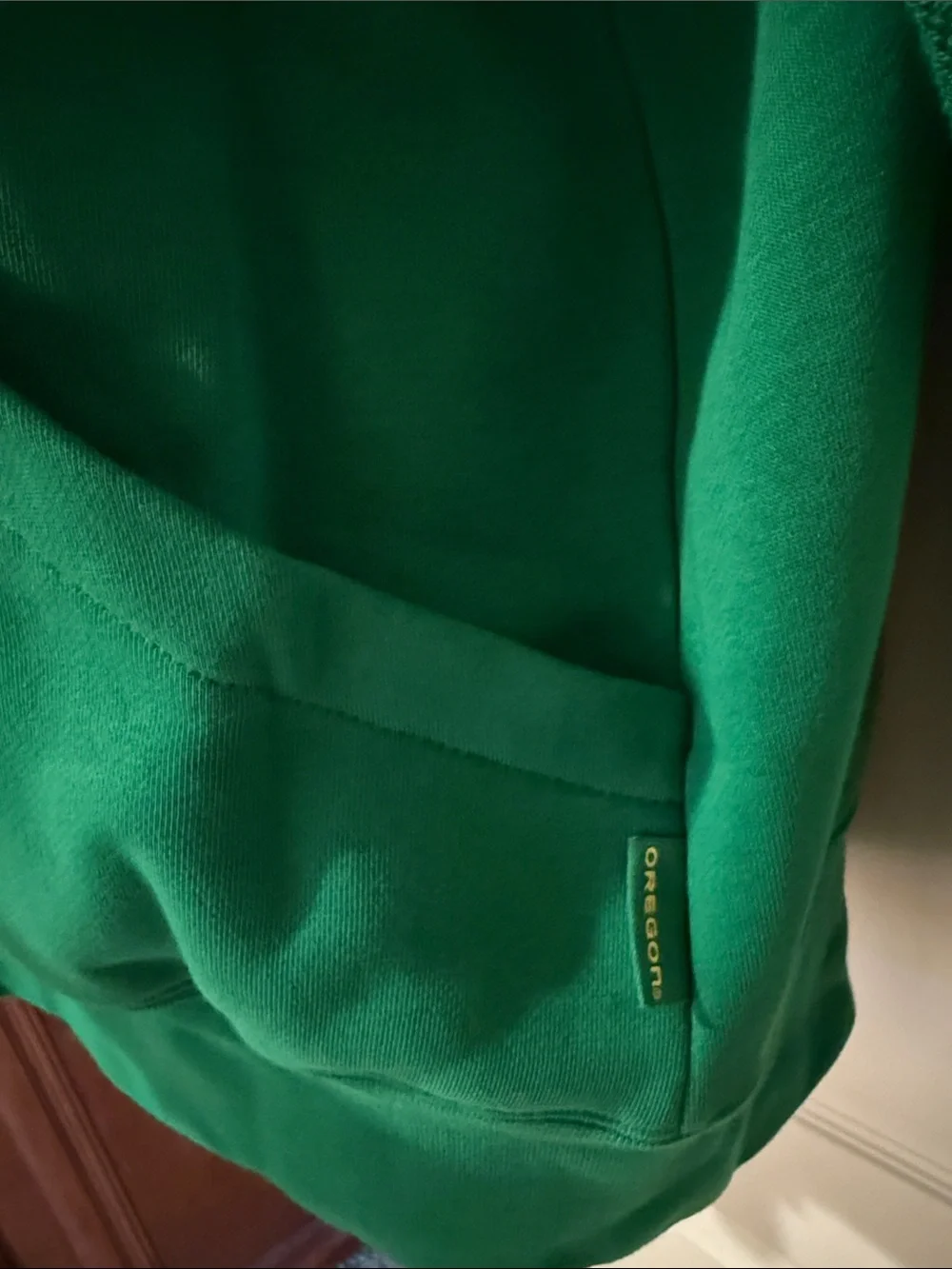 💚 Nike Green Full-Zip Hoodie Jacket Oregon Ducks 🦆 S